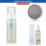Trio Bundle - Jewelry Radiant Cushion BC Cream and Peptide + Nanodessert Pore Clear Solution Toner + Nanodessert Triple Mild Bubble Foam Cleanser